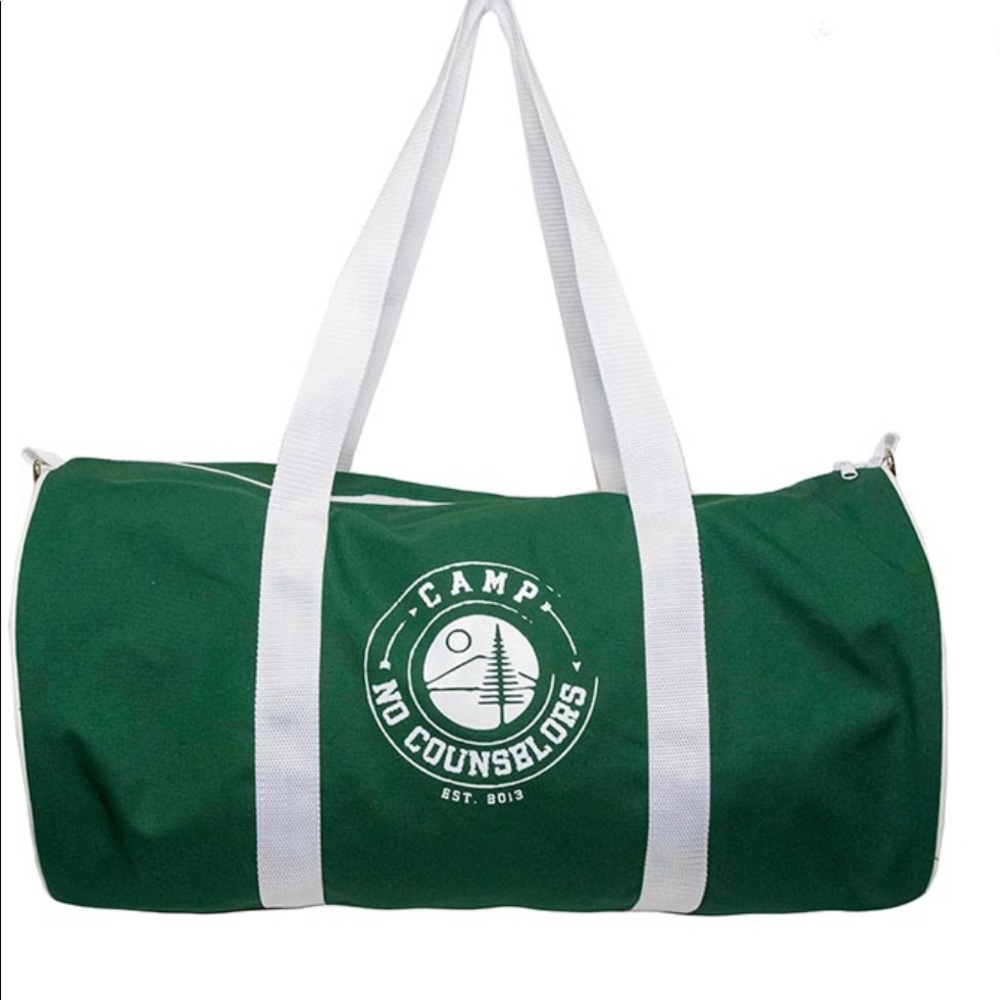 CAMP NO COUNSELORS duffel bag